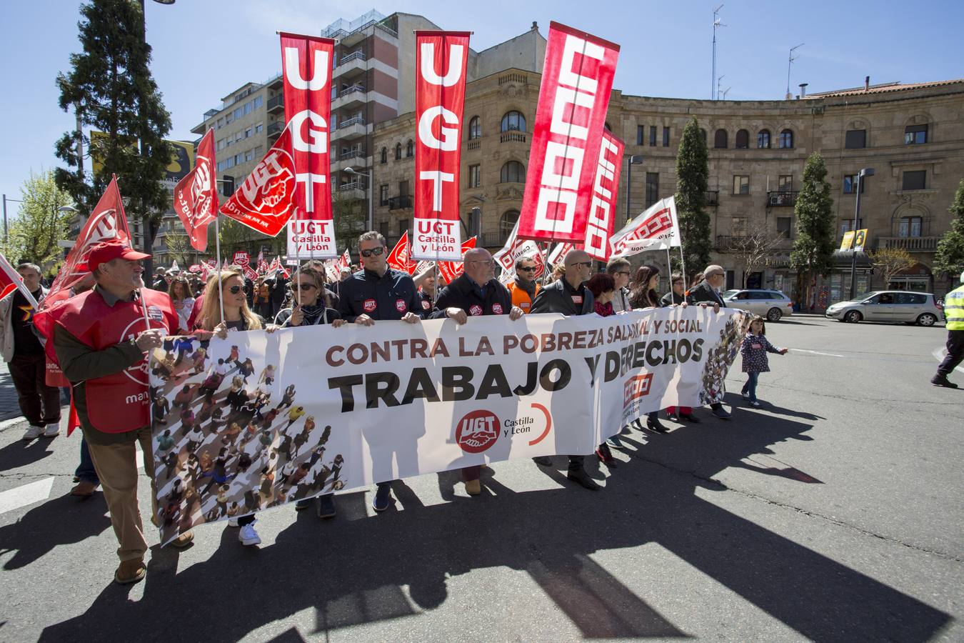 Manifestación del 1 de mayo en Salamanca