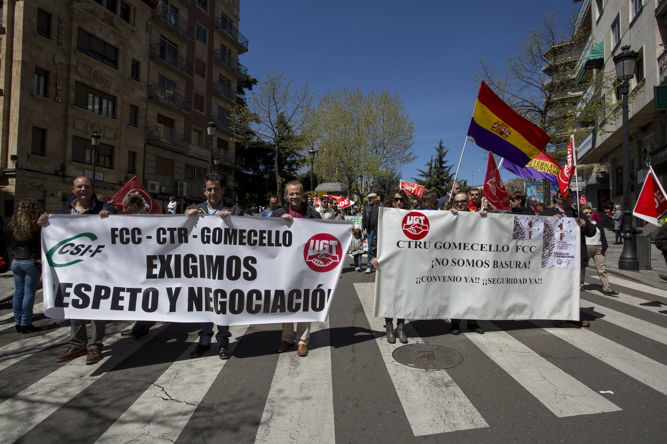Manifestación del 1 de mayo en Salamanca