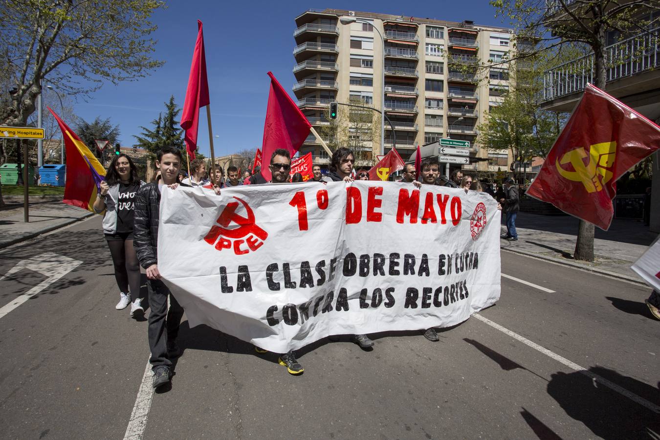 Manifestación del 1 de mayo en Salamanca