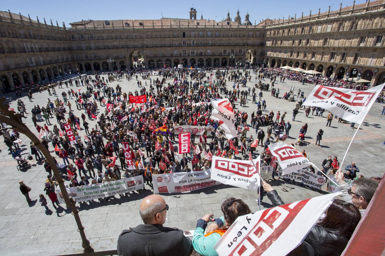 Manifestación del 1 de mayo en Salamanca