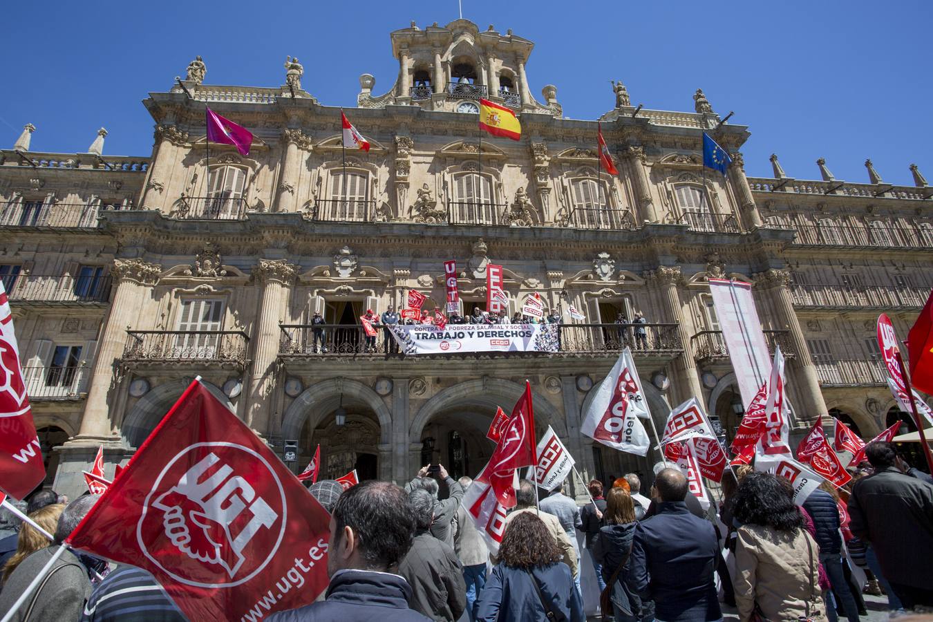 Manifestación del 1 de mayo en Salamanca