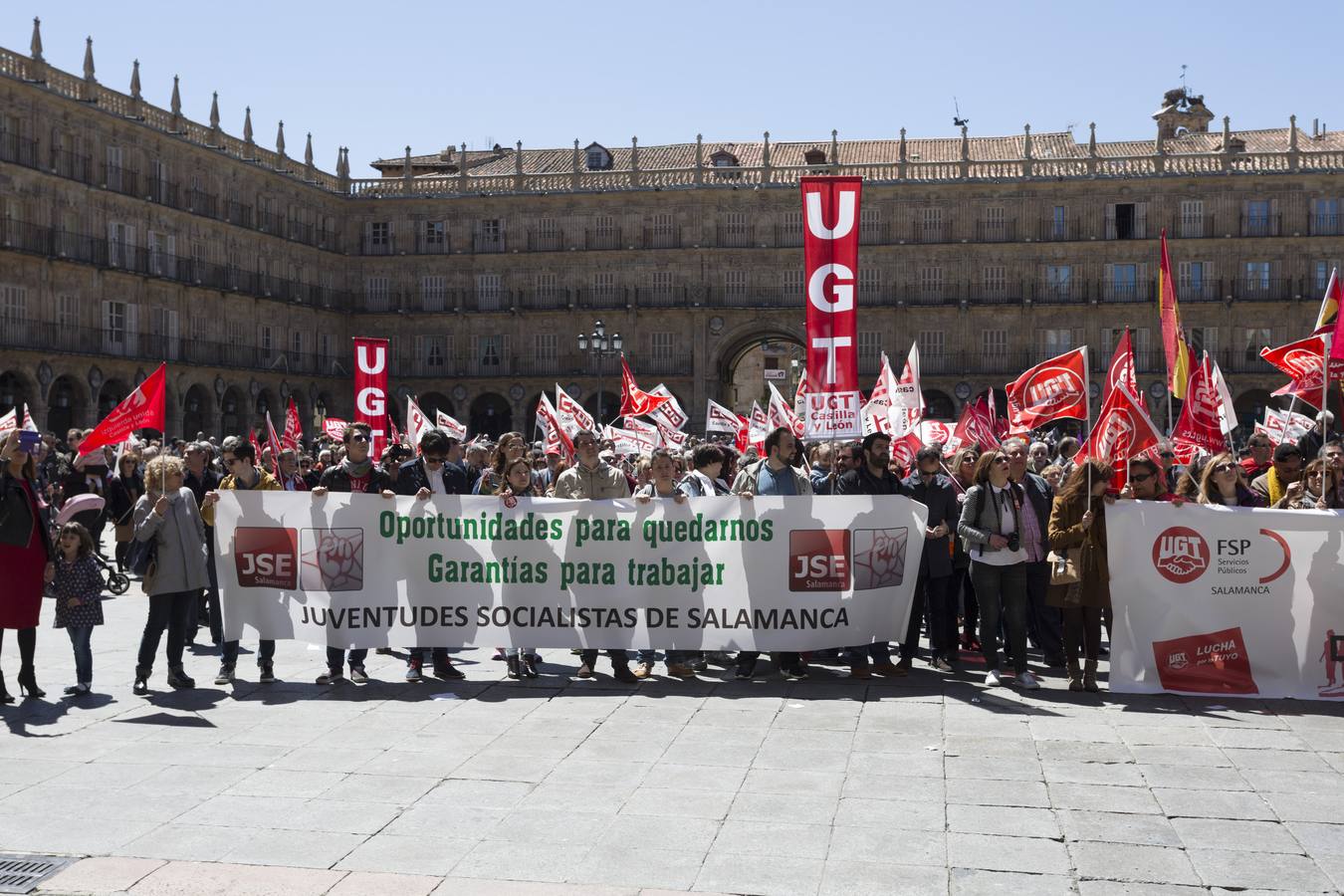 Manifestación del 1 de mayo en Salamanca