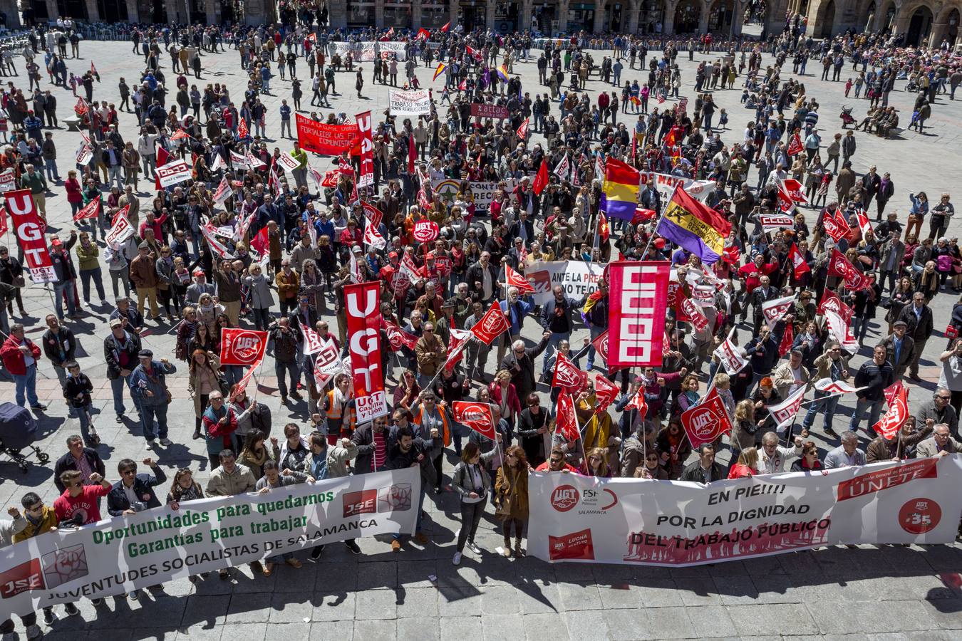 Manifestación del 1 de mayo en Salamanca