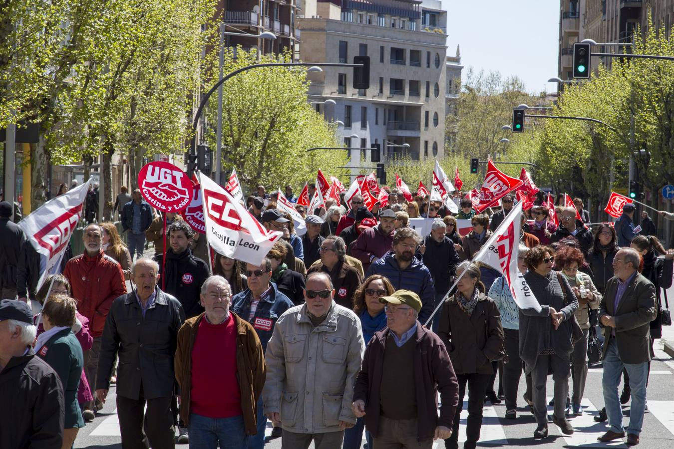Manifestación del 1 de mayo en Salamanca