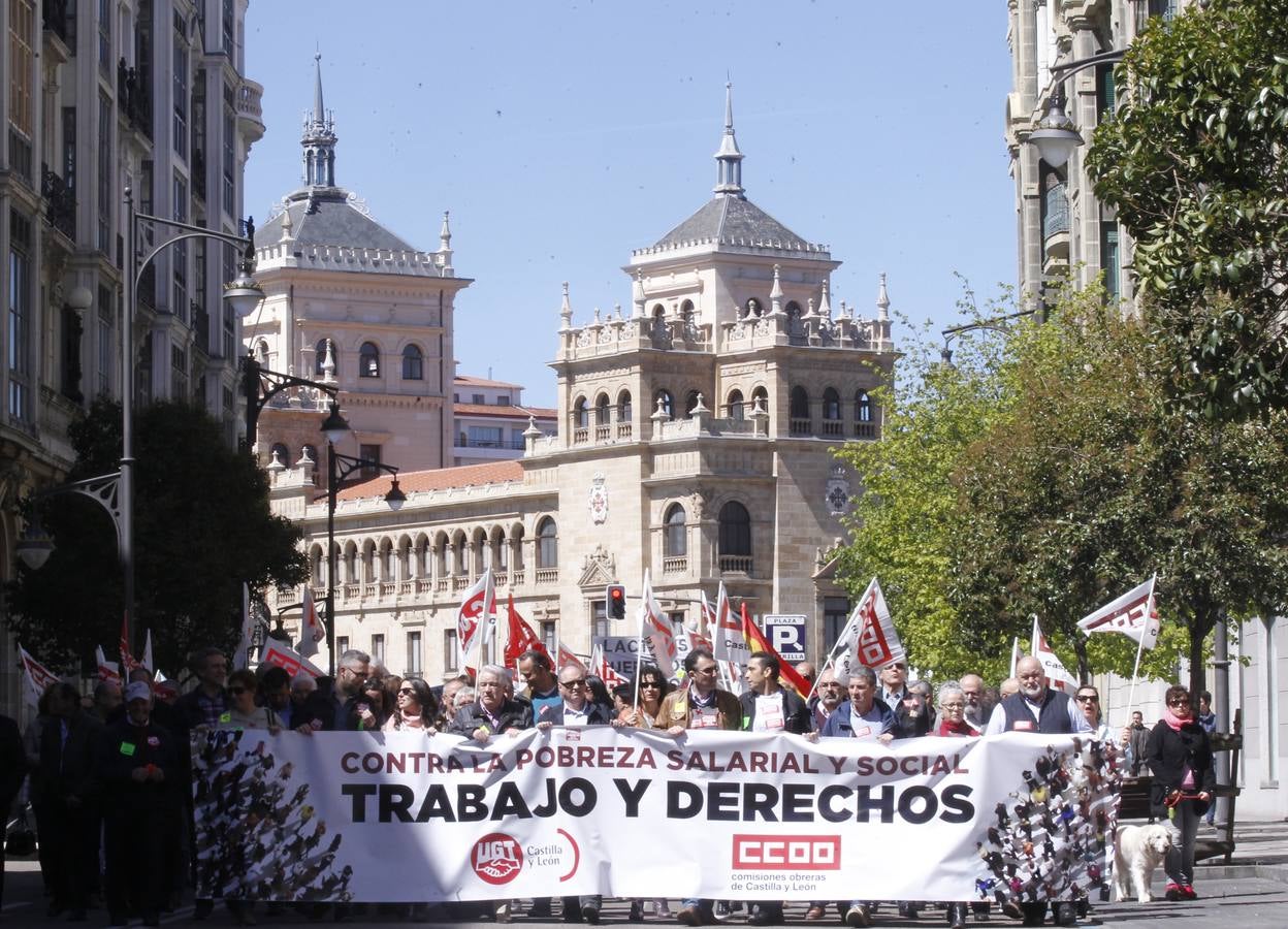 Manifestación del 1º de Mayo en Valladolid