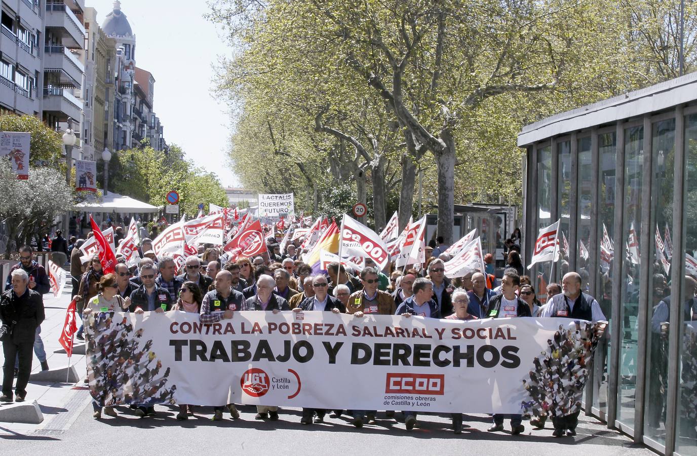 Manifestación del 1º de Mayo en Valladolid