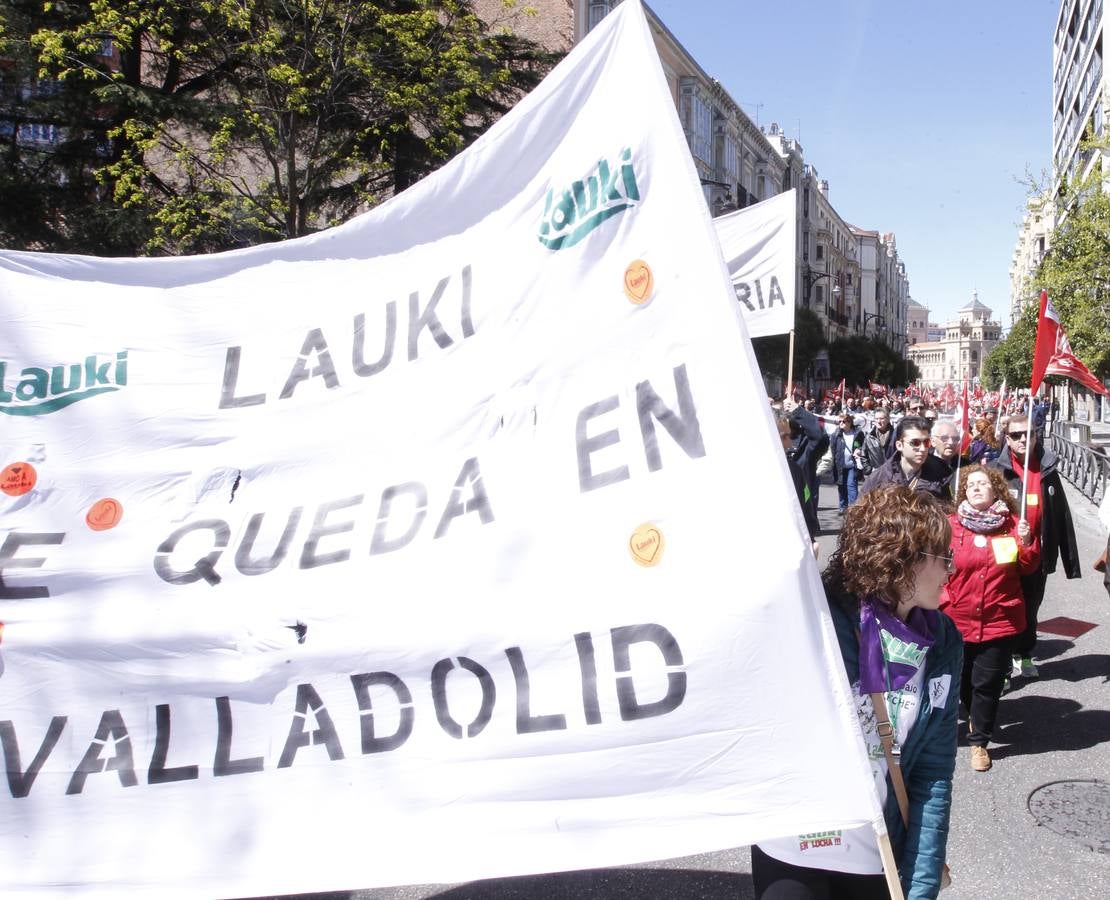 Manifestación del 1º de Mayo en Valladolid