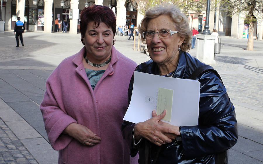 Visita de Manuela Carmena a Segovia