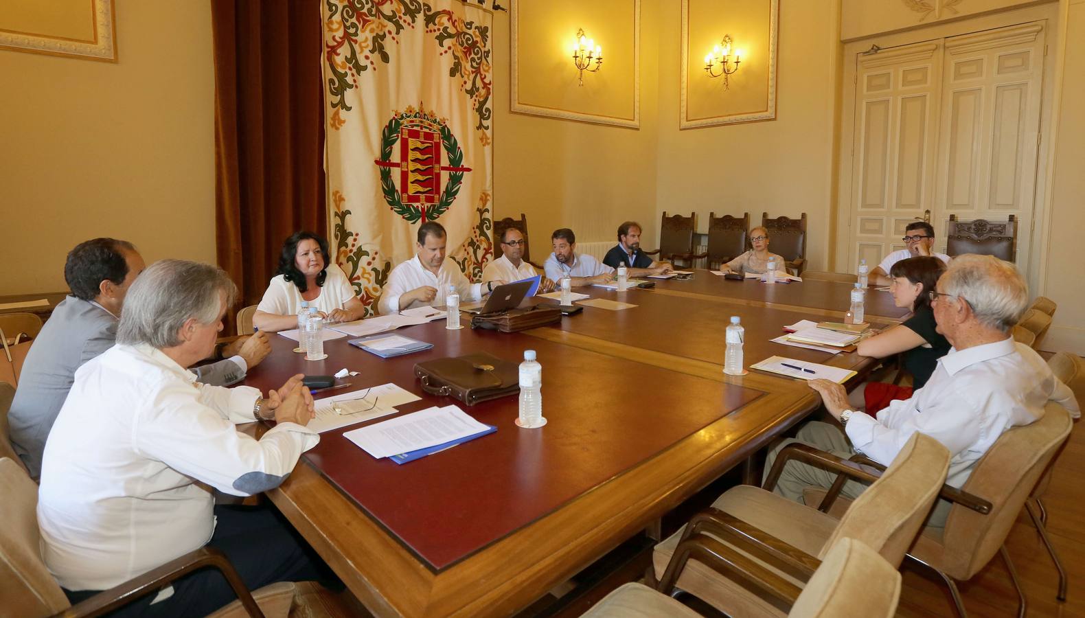 20.07.15 Primera reunión de Auvasa de la legislatura de Óscar Puente como alcalde de Valladolid.