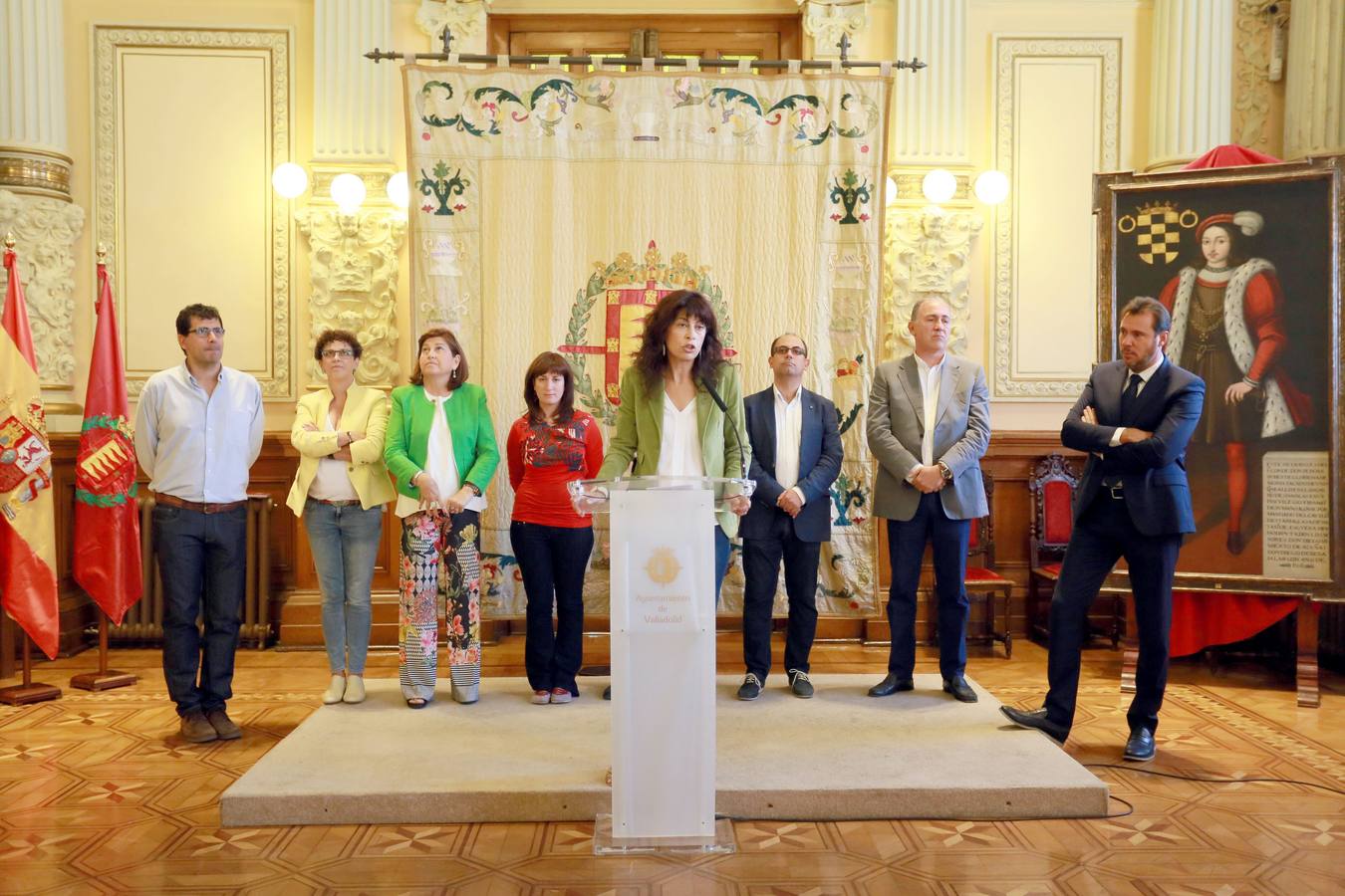 22.09.15 Ana Redondo hace balance de los cien días del Gobierno socialista en el Ayuntamiento de Valladolid.