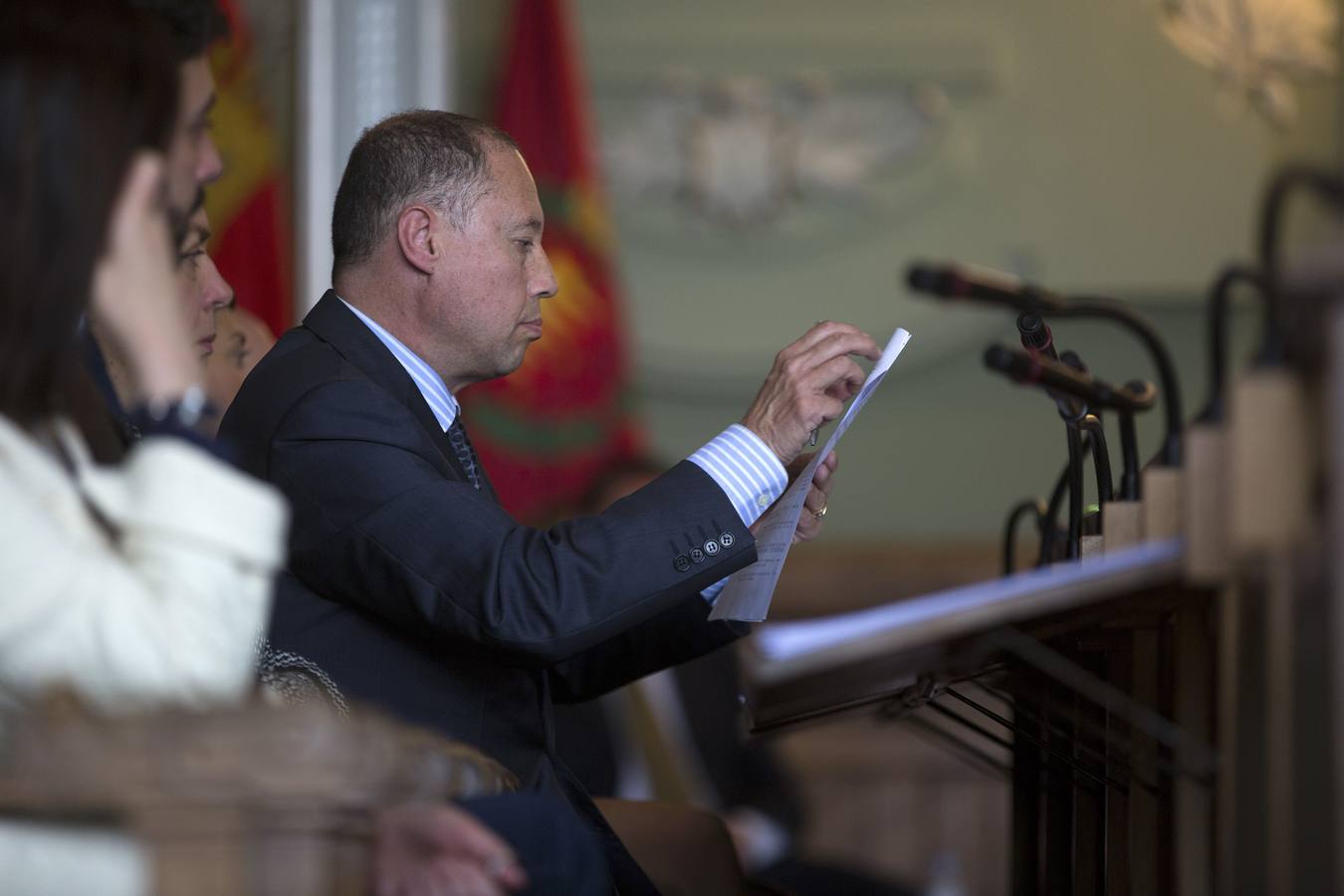 05.05.16 El exconcejal de Hacienda Alfredo Blanco en el Pleno del Ayuntamiento de Valladolid sobre la carta de conformidad al crédito del soterramiento.