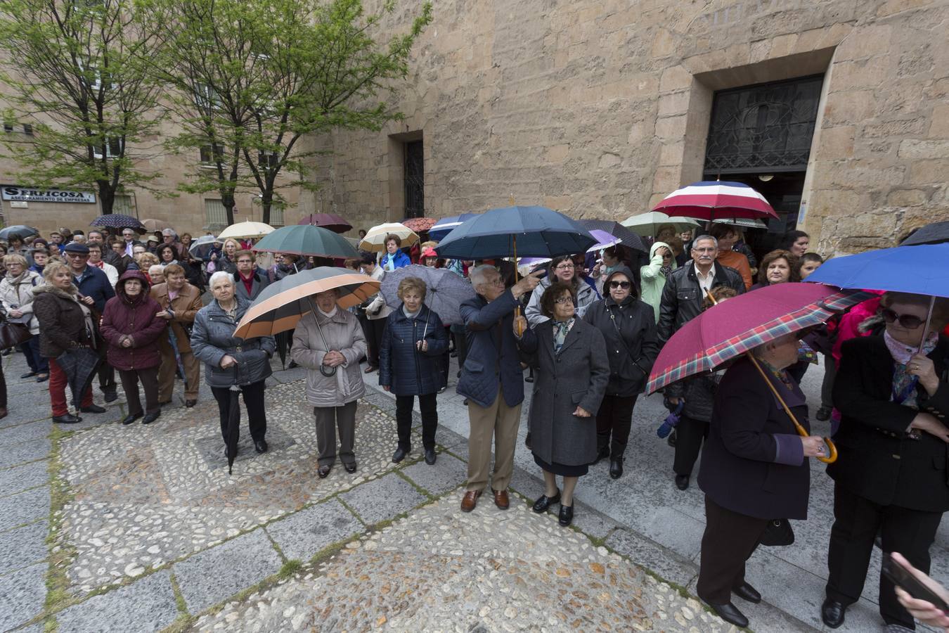 Procesión del Cristo de los Milagros celebrada en Salamanca