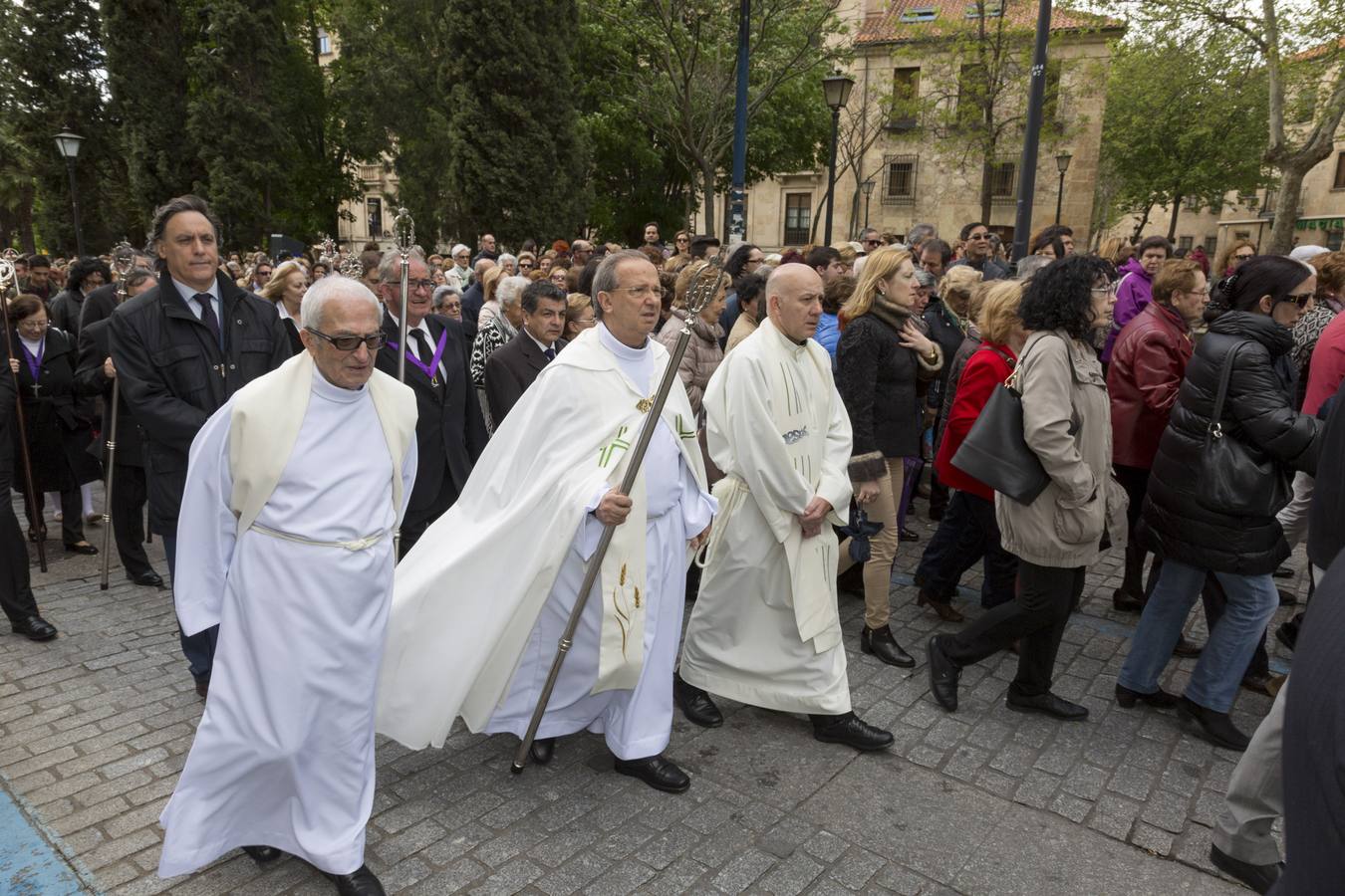 Procesión del Cristo de los Milagros celebrada en Salamanca