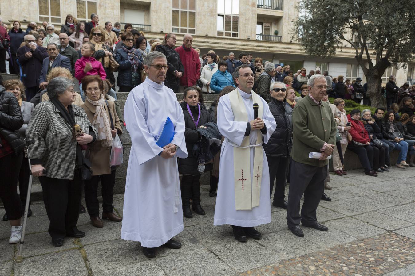 Procesión del Cristo de los Milagros celebrada en Salamanca