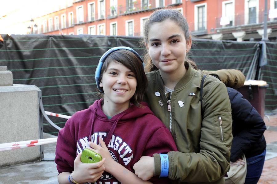 Abraham Mateo desata la pasión de sus fans vallisoletanas