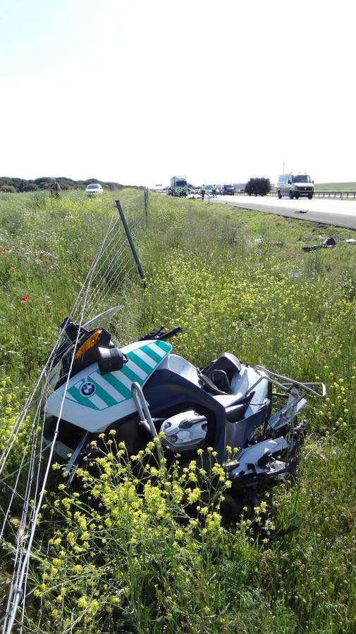 Muere un guardia civil en un accidente de tráfico en la A-62