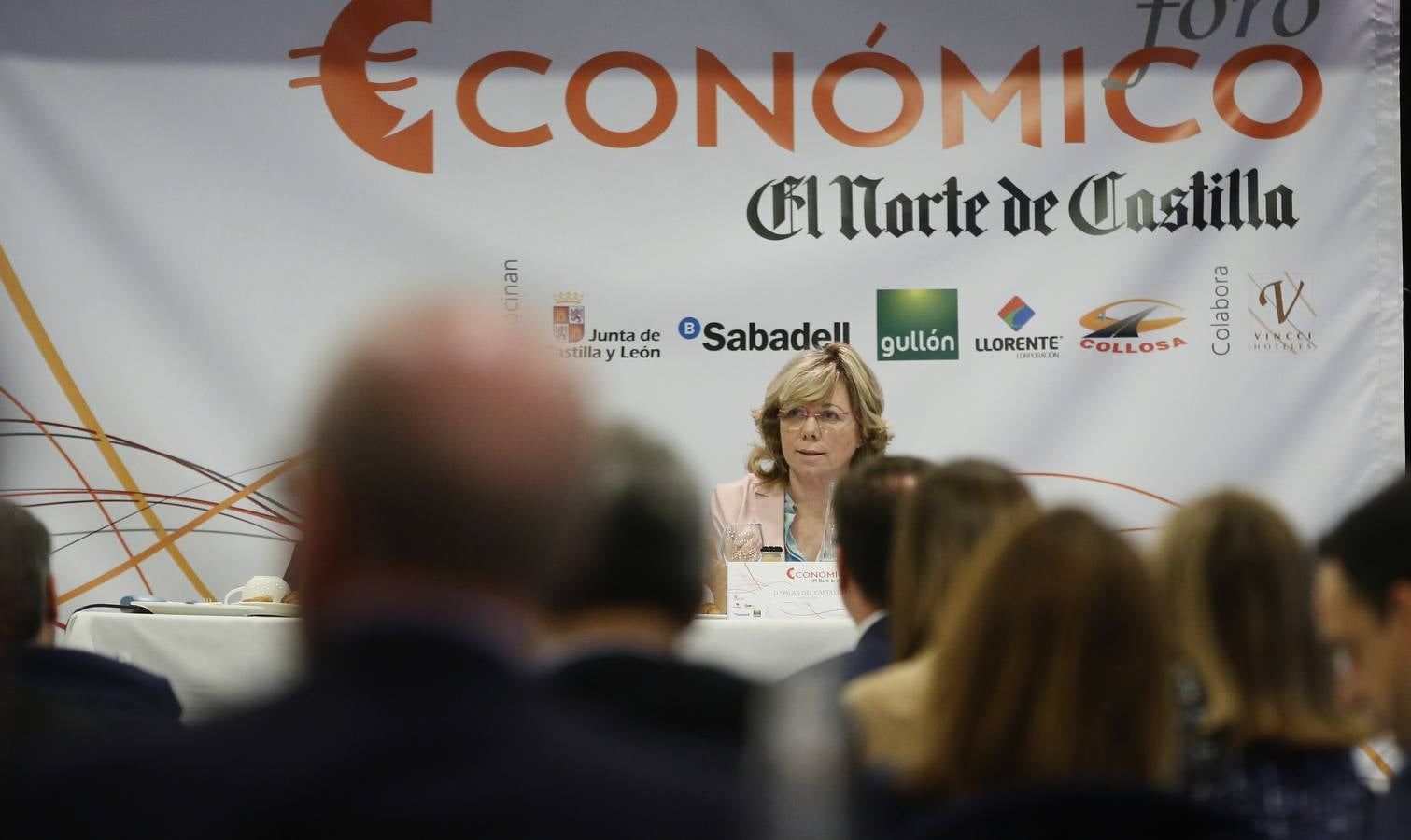 La exministra Pilar del Castillo, en el Foro Económico de El Norte