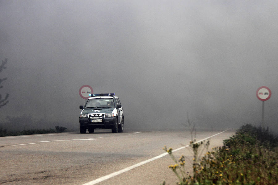 Incendio en la fábrica de Embutidos Rodríguez de La Bañeza