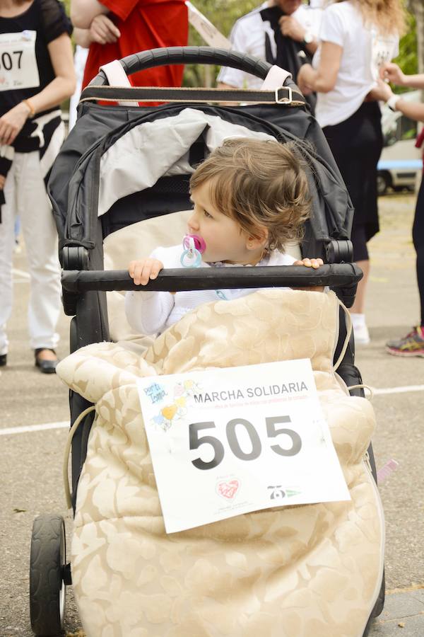 Marcha solidaria 'Menudos corazones' en Valladolid