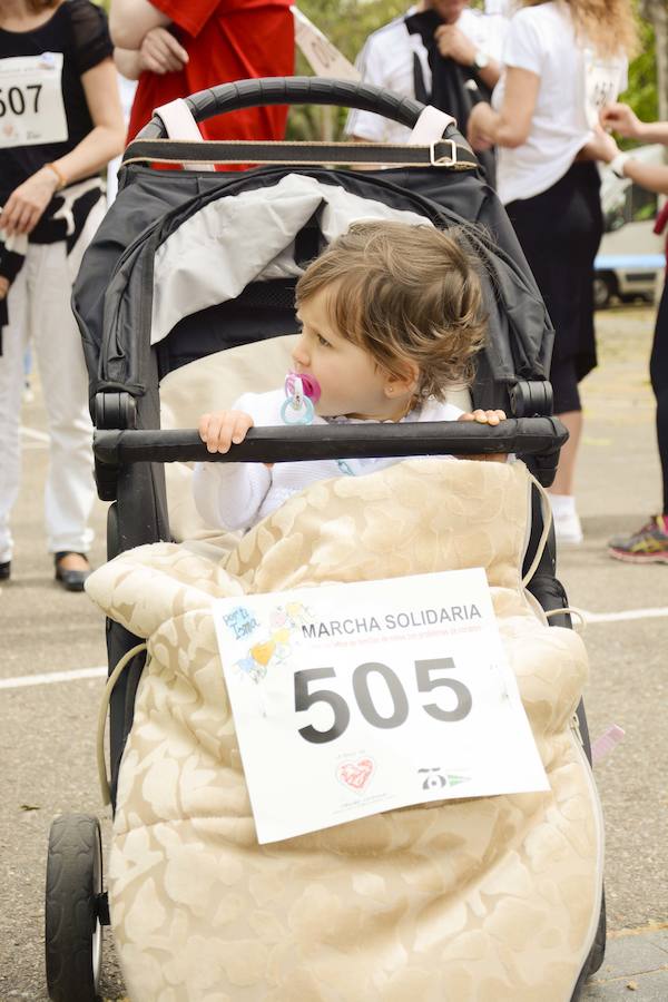 Marcha solidaria 'Menudos corazones' en Valladolid