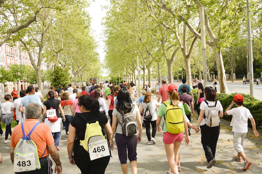 Marcha solidaria 'Menudos corazones' en Valladolid