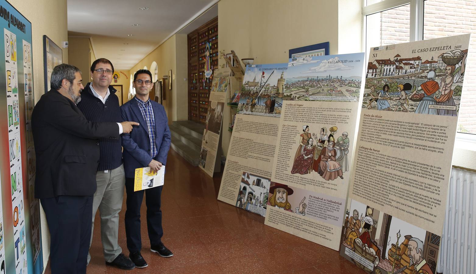 Carlos Aganzo inaugura la semana cultural del colegio del Pilar