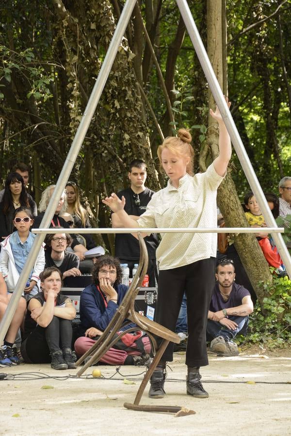 Actuación de Cirque Barbette en el Campo Grande.