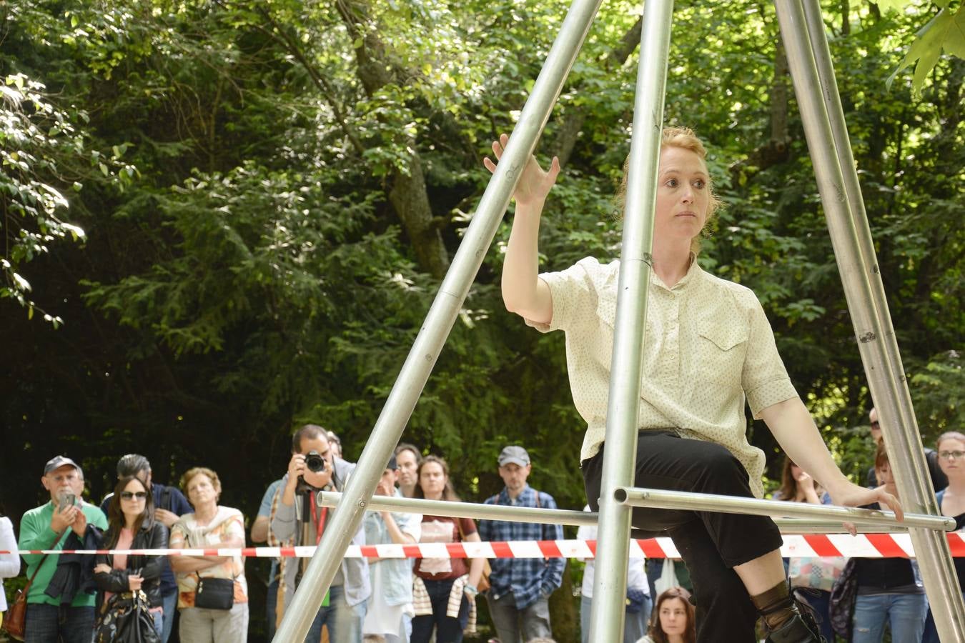 Actuación de Cirque Barbette en el Campo Grande.