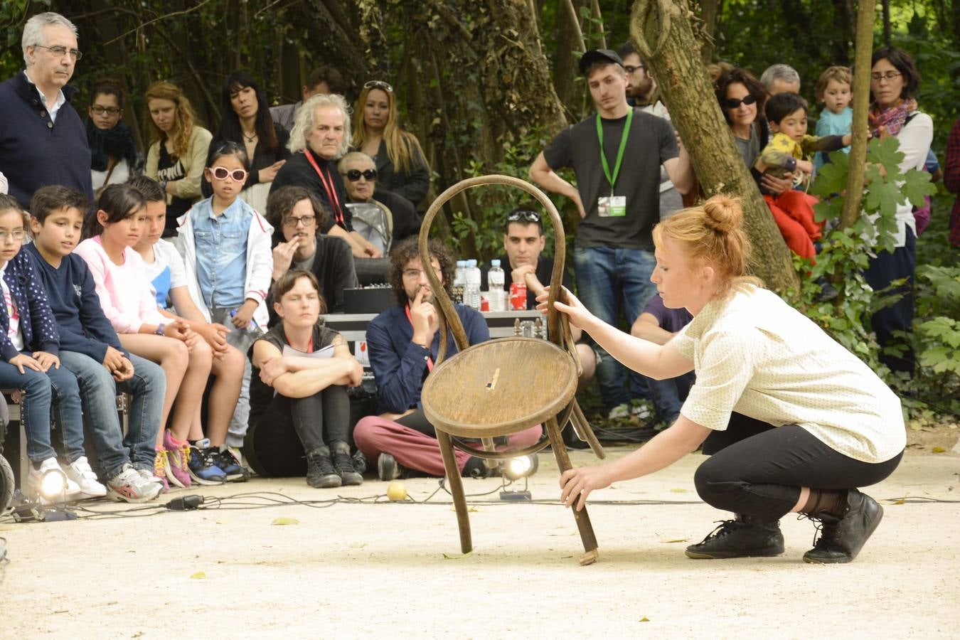 Actuación de Cirque Barbette en el Campo Grande.