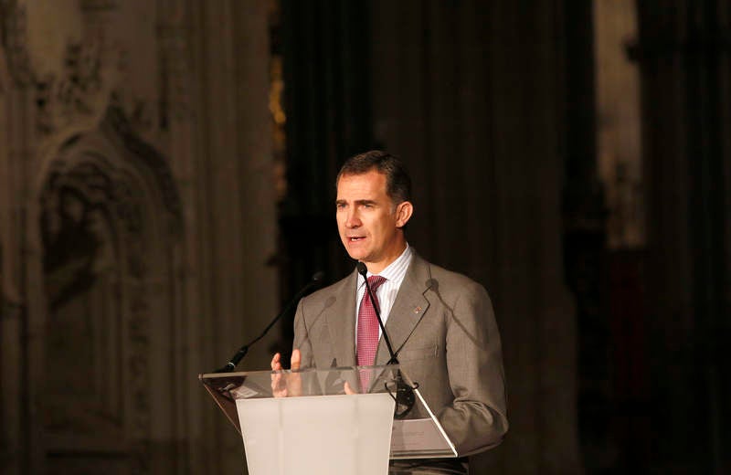 Los Reyes entregan en Palencia los Premios Nacionales de Cultura (2/3)