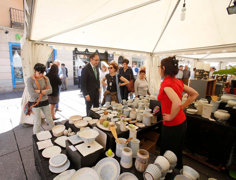 Inauguración de la Muestra de Cerámica de la Feria Chica de Palencia