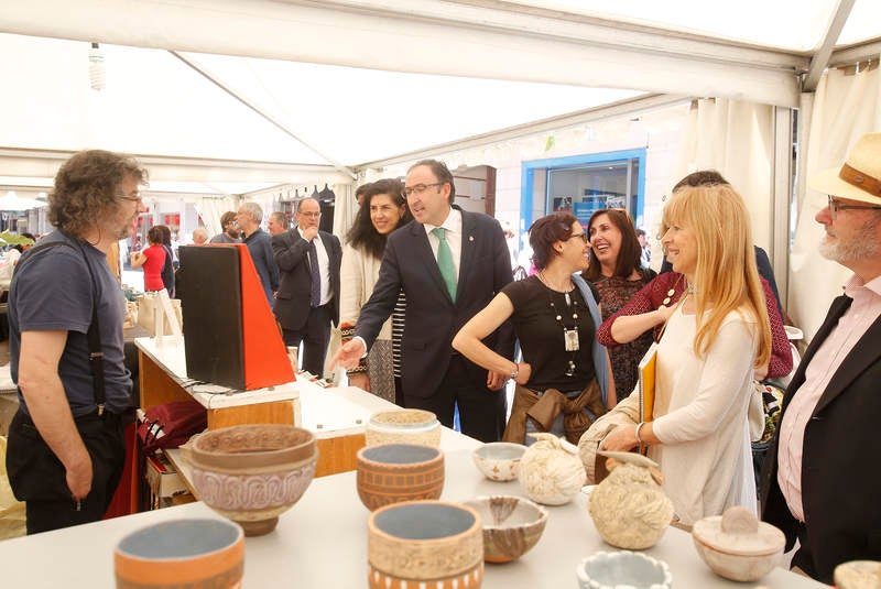 Inauguración de la Muestra de Cerámica de la Feria Chica de Palencia