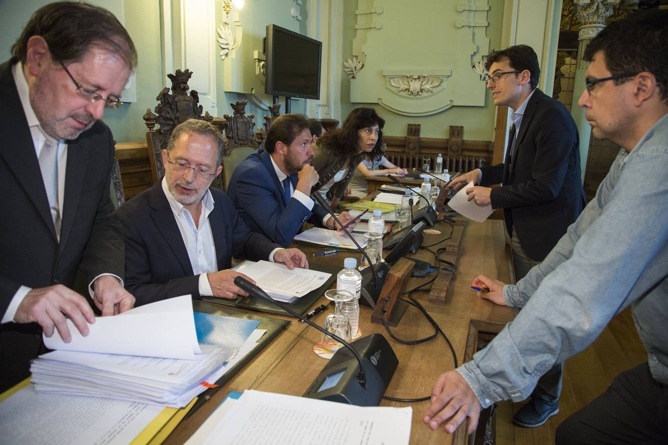 Pleno en el Ayuntamiento de Valladolid