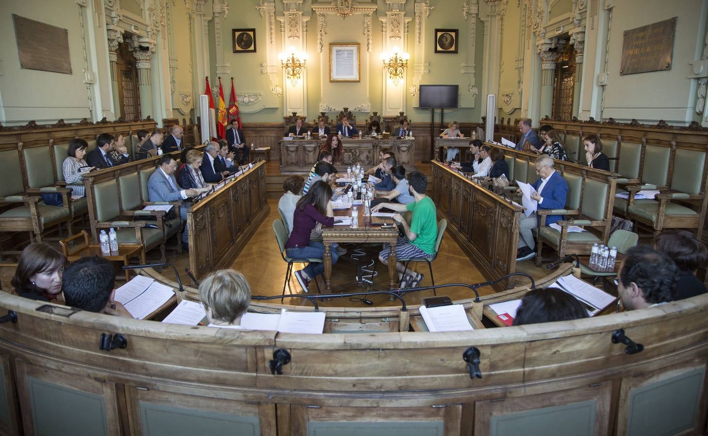 Pleno en el Ayuntamiento de Valladolid