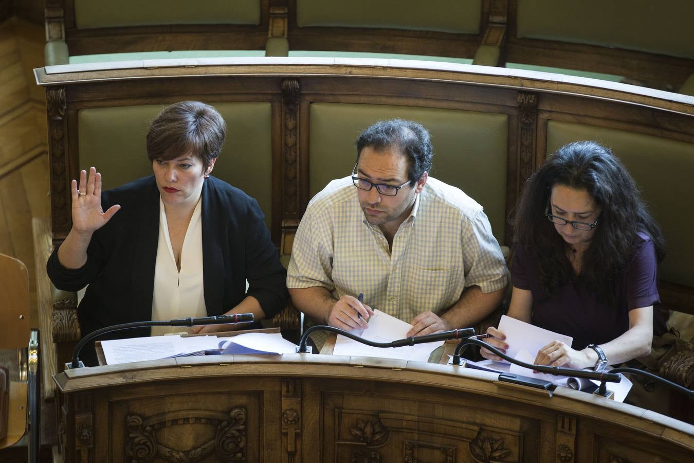 Pleno en el Ayuntamiento de Valladolid