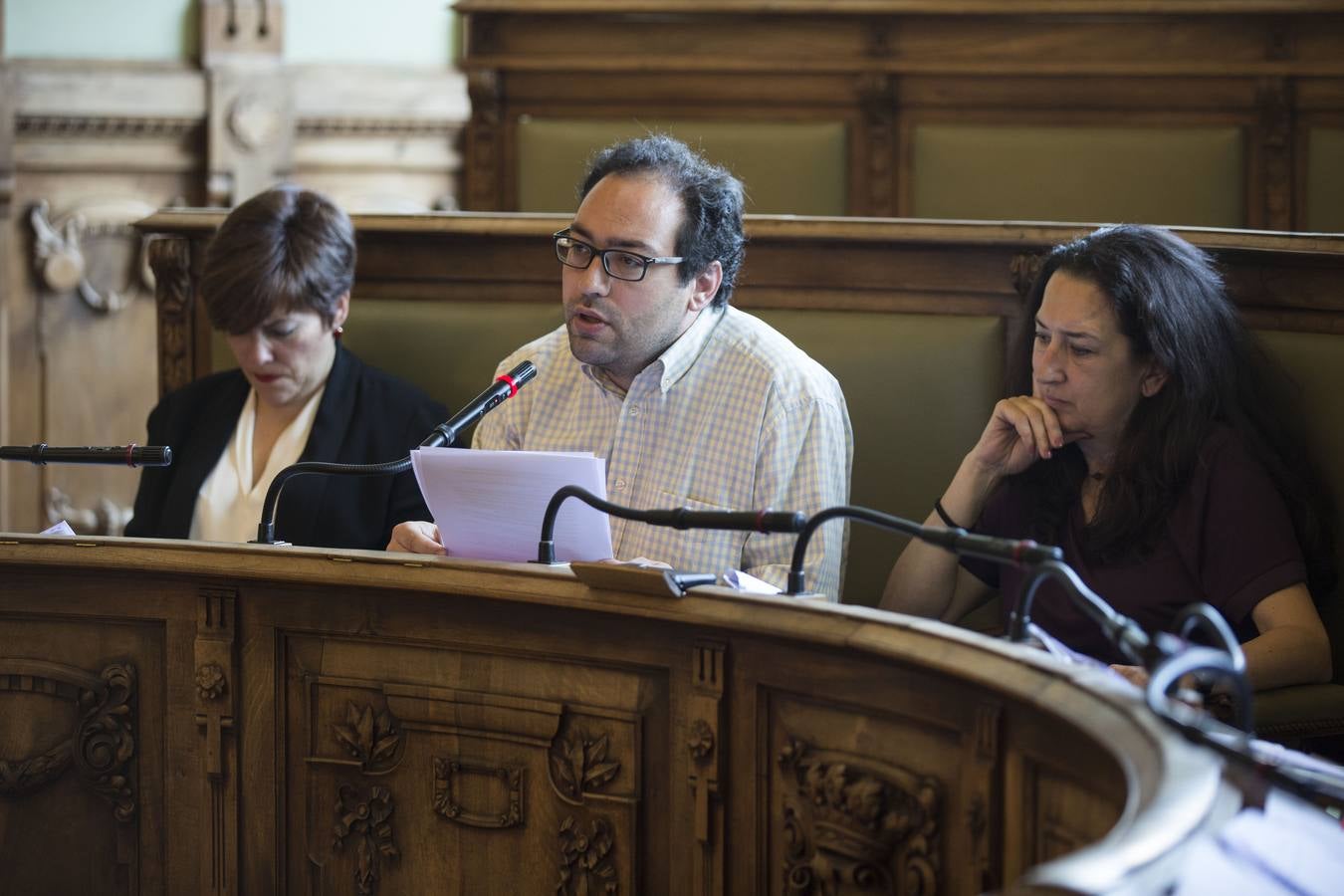 Pleno en el Ayuntamiento de Valladolid