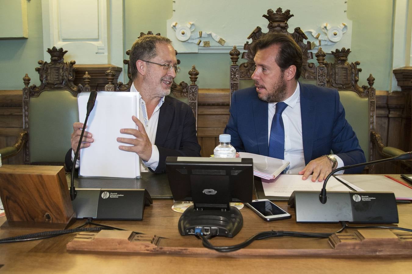 Pleno en el Ayuntamiento de Valladolid