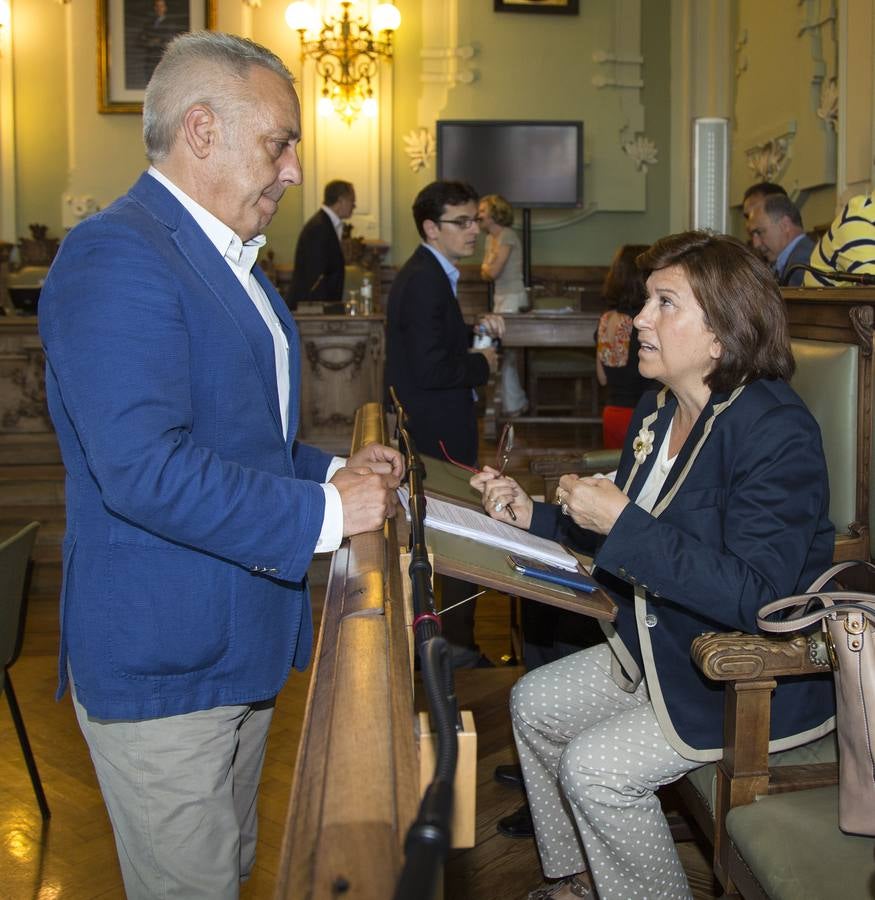 Pleno en el Ayuntamiento de Valladolid