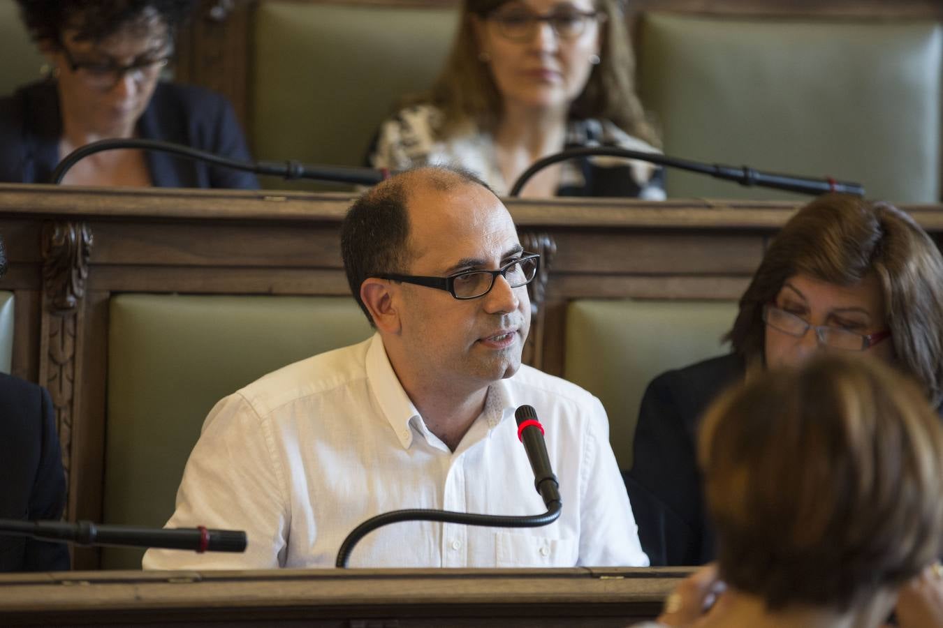 Pleno en el Ayuntamiento de Valladolid