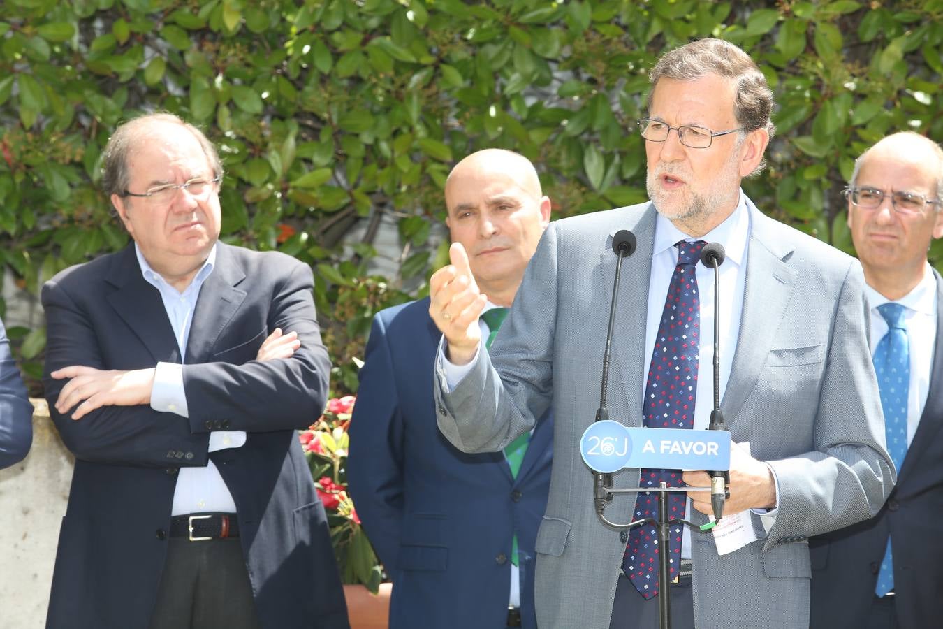 Mariano Rajoy visita la sede de Asprodes en Salamanca