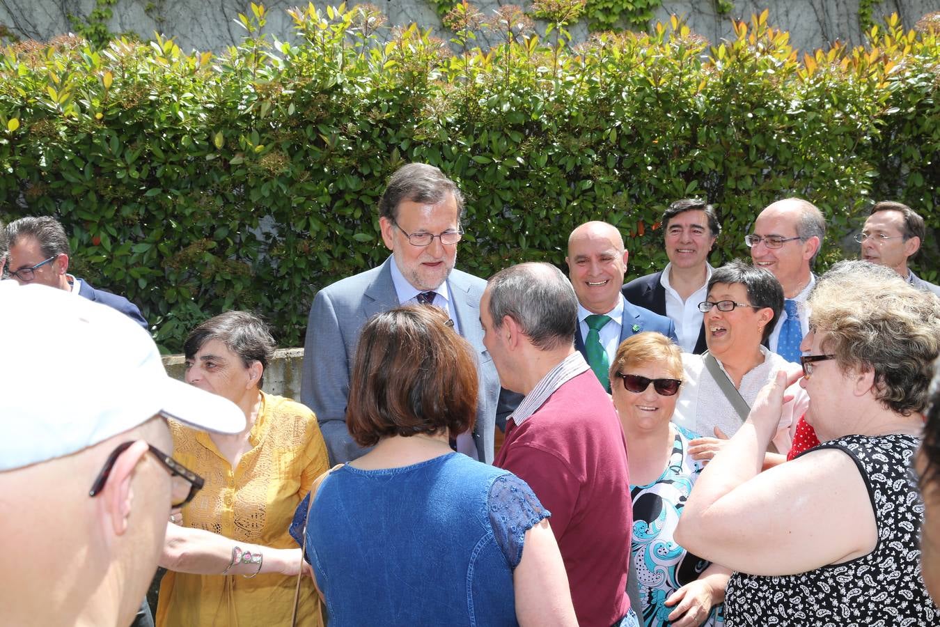Mariano Rajoy visita la sede de Asprodes en Salamanca
