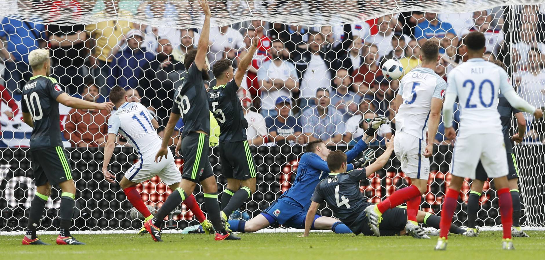 Las mejores imágenes del Inglaterra-Gales