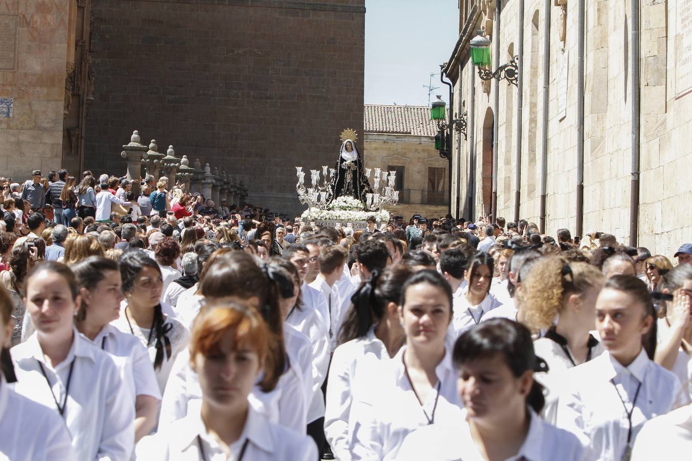 Procesión extraordinaria por el 75 aniversario de la Virgen de la Soledad