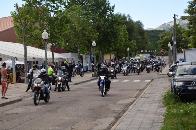 Concentración motera Lechazos en Guardo