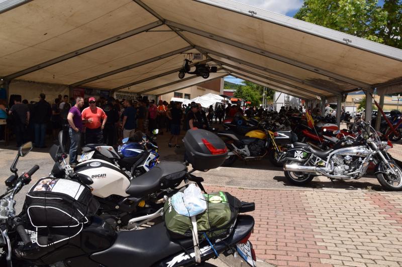 Concentración motera Lechazos en Guardo