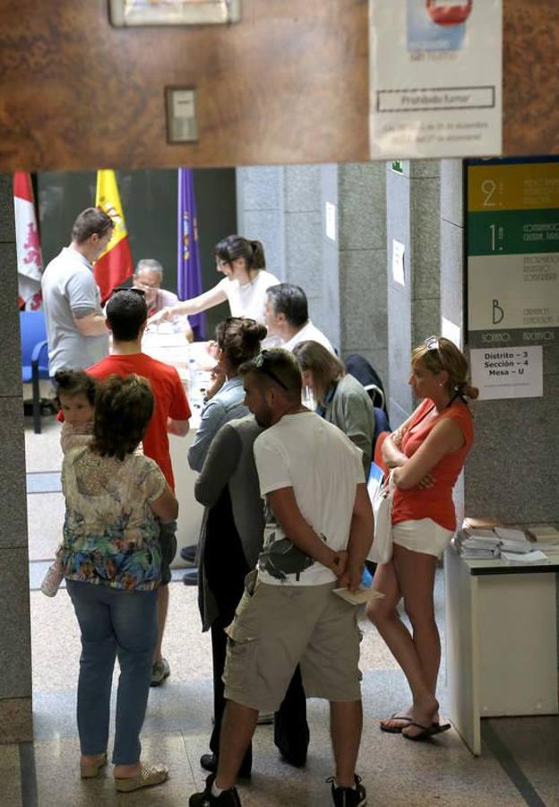 Jornada electoral en Palencia