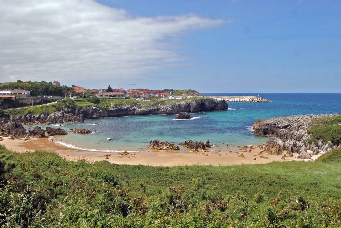 Playa del Toró en Llanes.