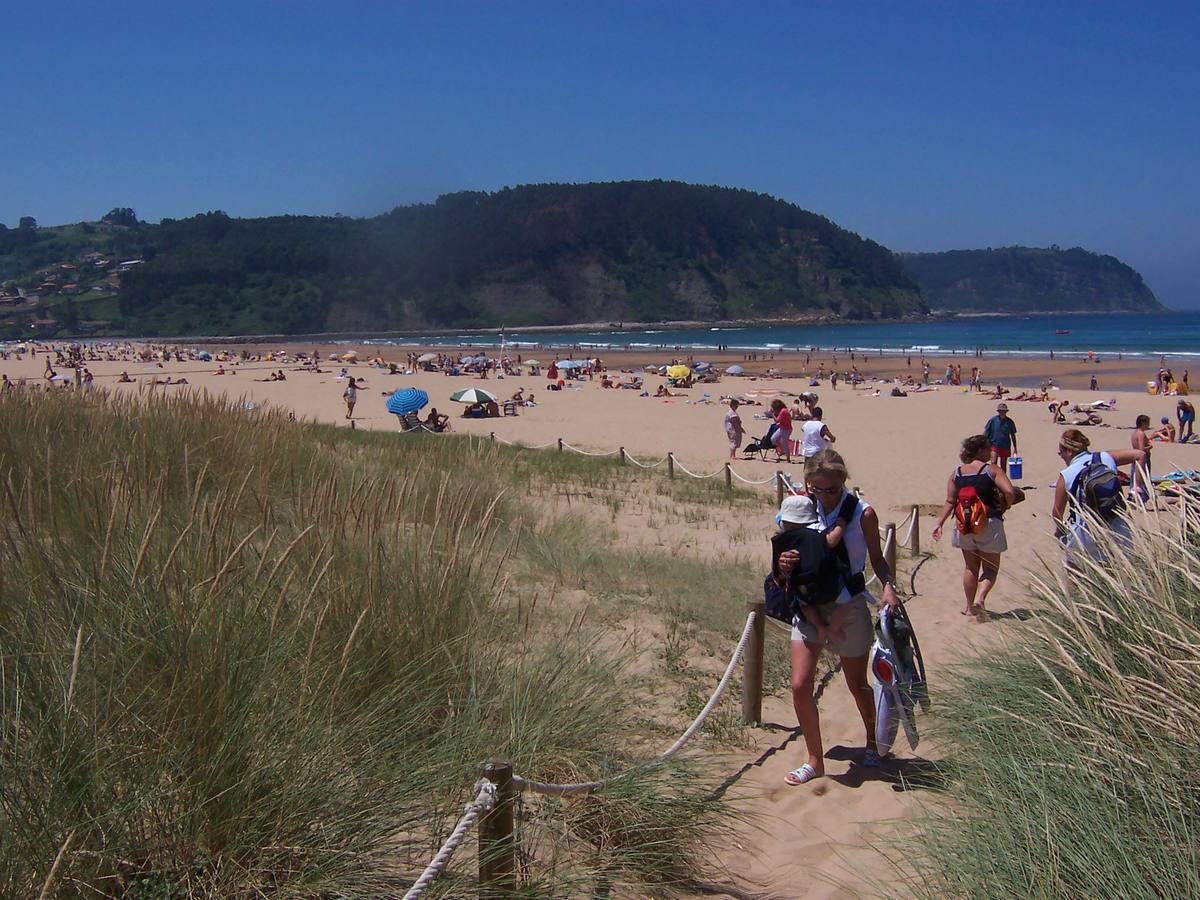 Playa de Rodiles en Villaviciosa.