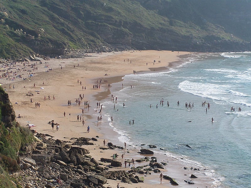 Playa de Los Locos en Suances.