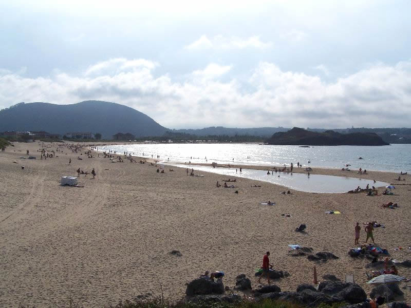 Playa del Ris en Noja.